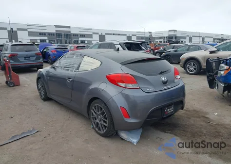 2013 Hyundai Veloster Base W/Black z USA, uszkodzony, nr VIN KMHTC6AD2DU179712